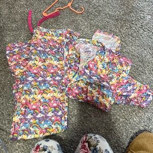 Posh Peanut Lisa Frank Markie Pajama set